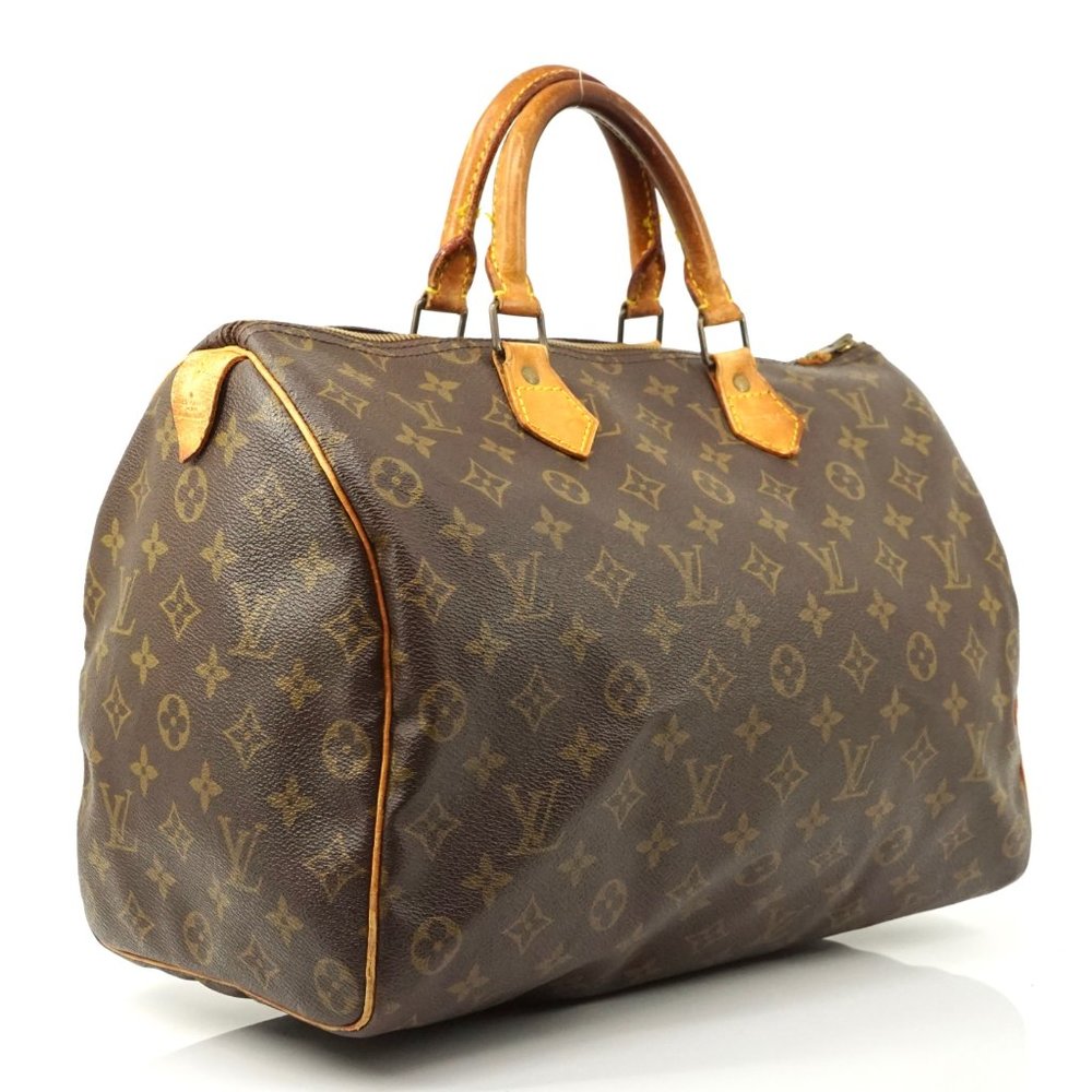 Auth Louis Vuitton Speedy 35 Satchel Bag #2705L18 - Picture 4 of 7